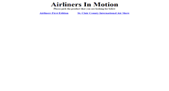 Desktop Screenshot of airlinersinmotion.com